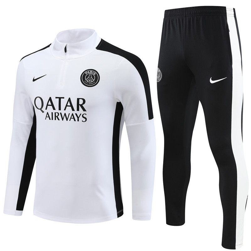 Paris Saint-Germain PSG 23-24 Long Sleeve Training Set -White